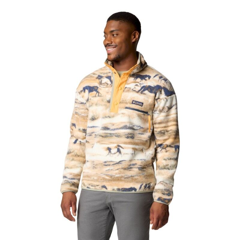 Helvetia II Printed Half Snap Fleece - Polaire homme