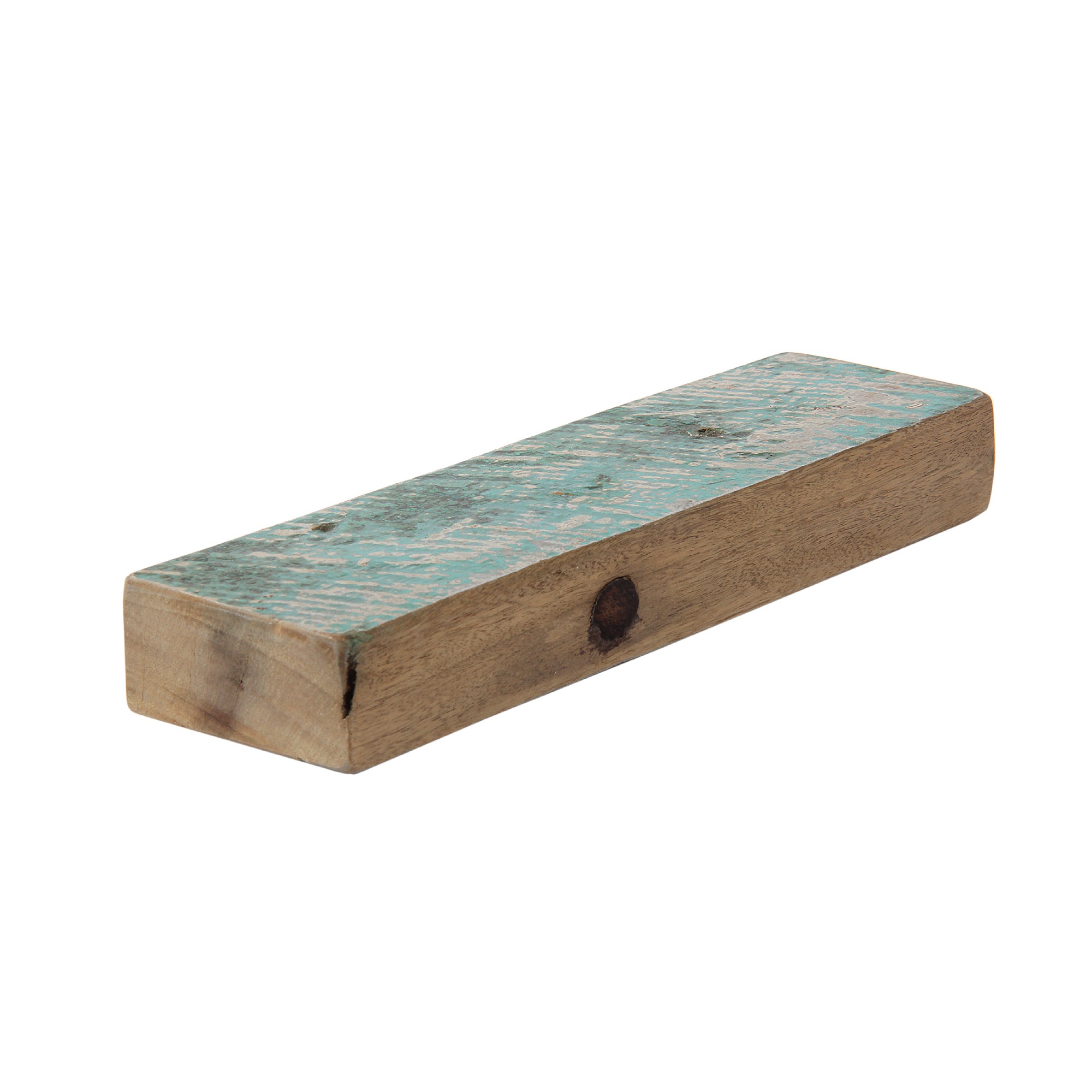 Holzbuchstabe 'I', mehrfarbig, T 2,5 cm, B 13 cm, H 19 cm von fischer's lagerhaus