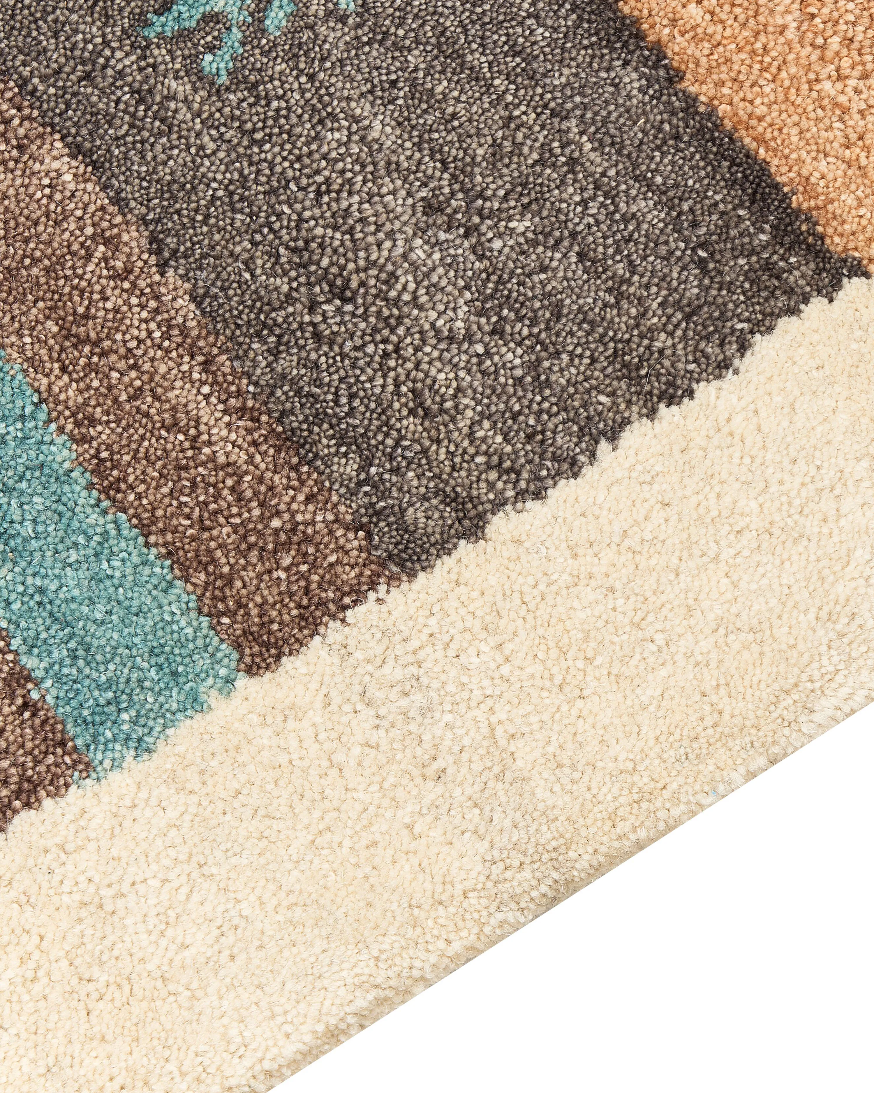 Vloerkleed SARILAR Meerkleurig 160 x 230 cm Wol Gabbeh