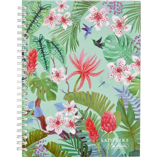 Spiralboutiquebuch A5 Ladylike kariert