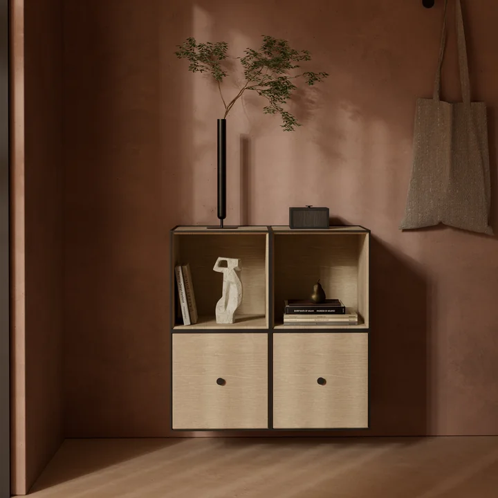 Audo - Frame Wandschrank 35 i(nkl. 2 Türen), Eiche