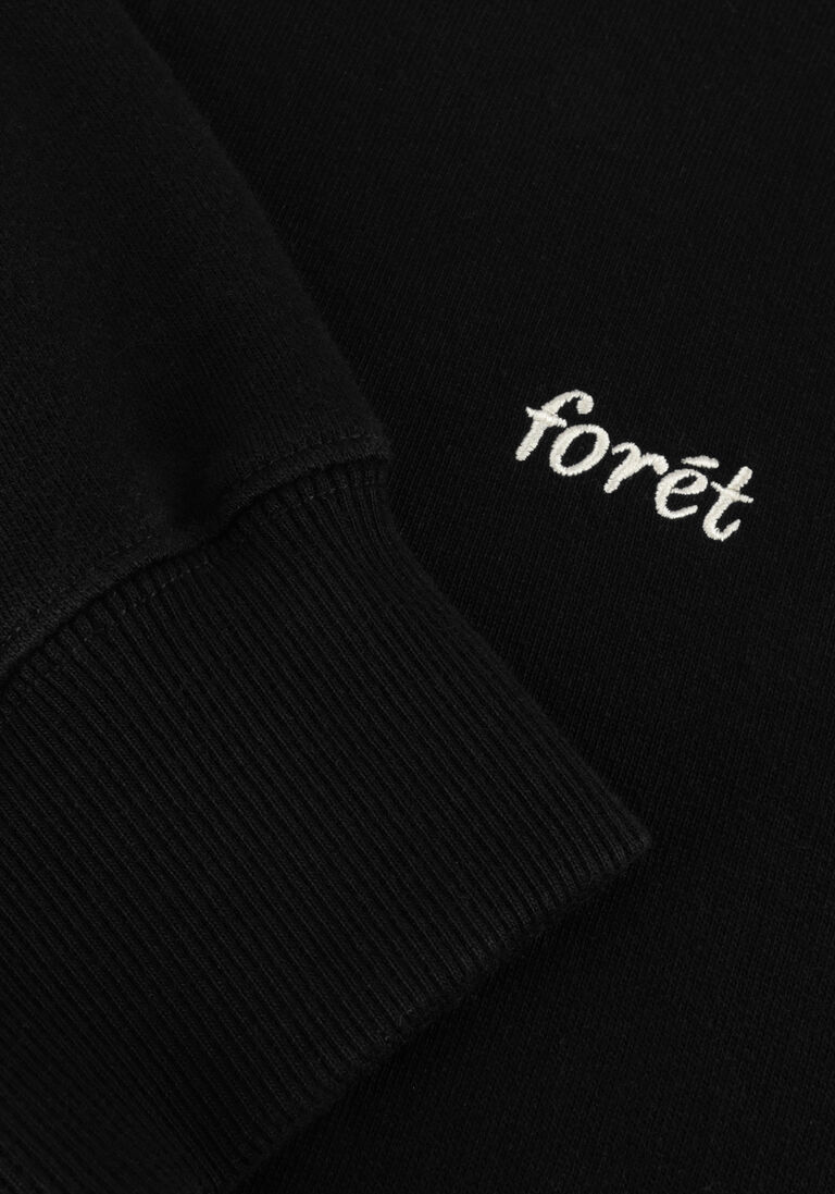 zwarte forét sweater fin sweatshirt