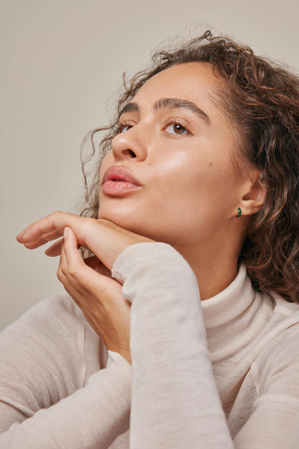 ENAMEL Copenhagen  Chunky hoops - Grass Green