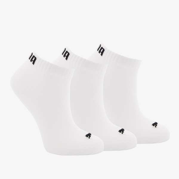 3 paar Puma Crew sneakersokken wit