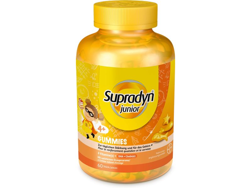 SUPRADYN Junior Fruchtgummis 60 Stück Fruchtgummis für Kinder