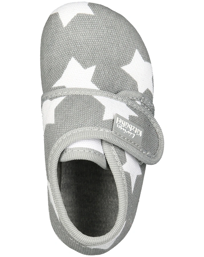 Klett-Hausschuhe BASIC STARS in hellgrau