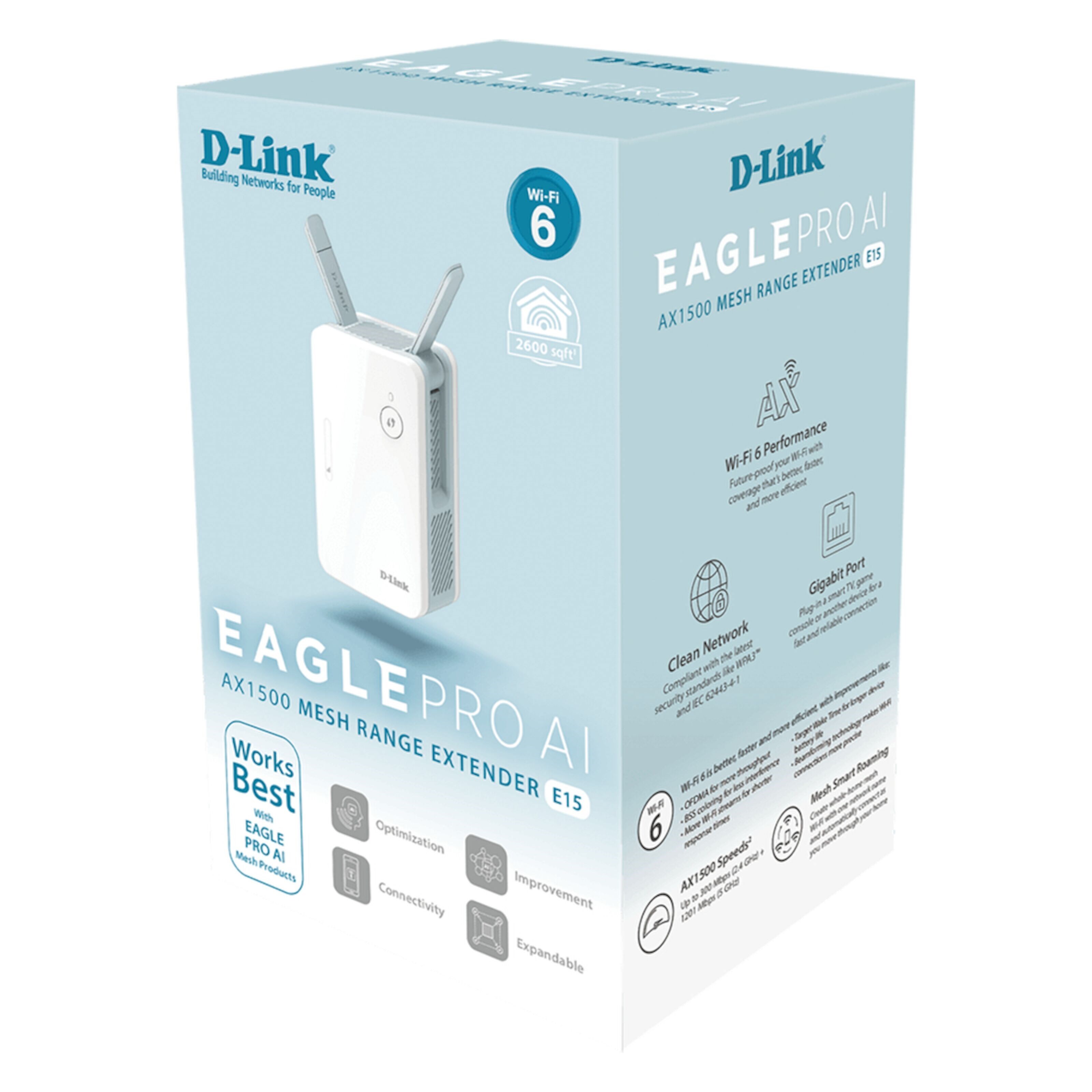 D-Link E15 Mesh-repeater AX1500