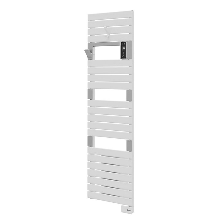 Sèche-serviettes électrique à inertie fluide Sauter Asama connectable blanc 750W + soufflerie 1000W