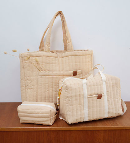 Fabelab Kulturbeutel - Quilted - Wheat