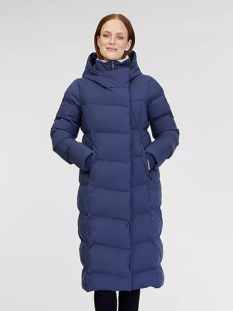 RAGWEAR Steppjacke PAVLA LONG dunkelblau