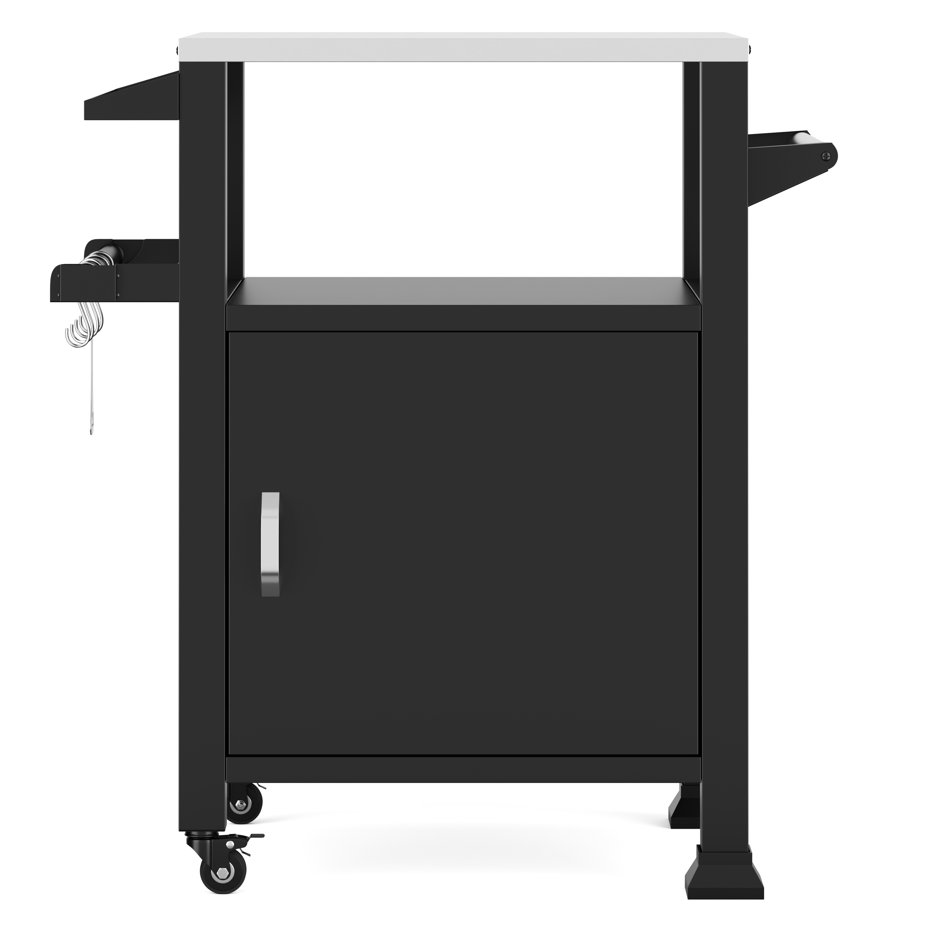 Grill Beistelltisch 1-türig schwarz
