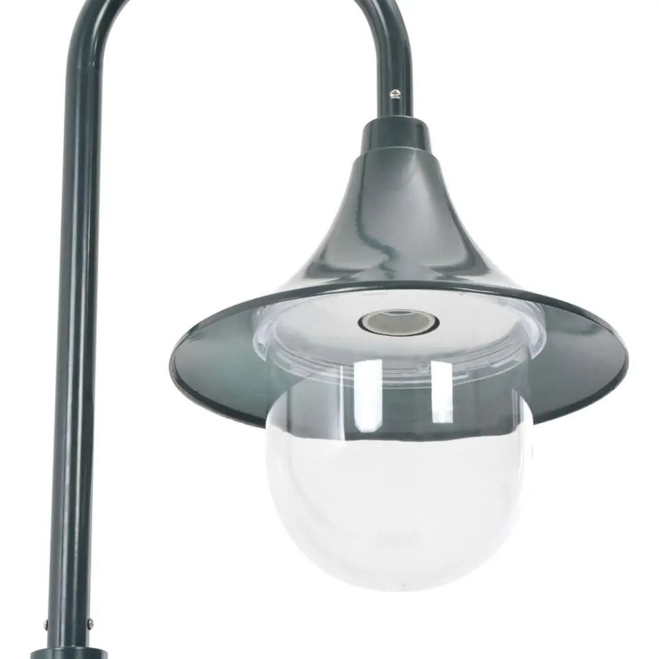 vidaXL - Tuinpaallamp - Groen - Aluminium