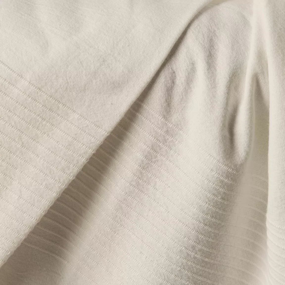 Couvre-lit coton tissé (180 x 220 cm) Léa Beige pampa