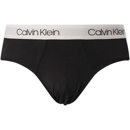 Calvin Klein Jeans - Pack De 3 Calzoncillos Elásticos De Microfibra Para Cadera Negro