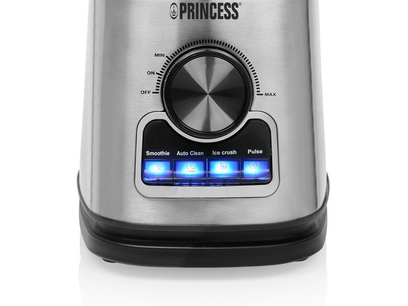 Princess Standmixer 212094 Schwarz/Silber Table Blender mit 1.75 l Glaskrug