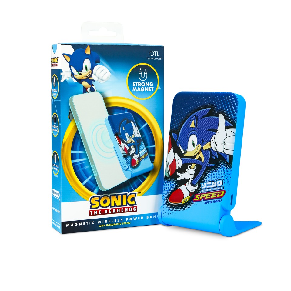 OTL - Sonic the Hedgehog wireless magnetic power bank