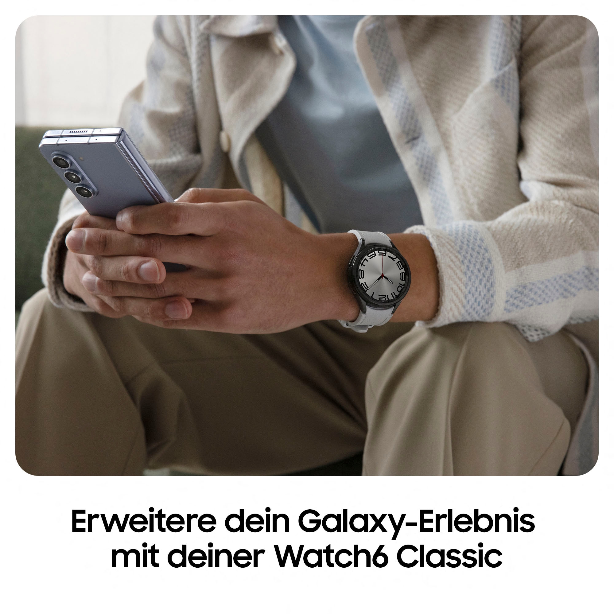 Samsung Smartwatch »Galaxy Watch 6 Classic« (3'73 cm / 1'5 ″) Wear OS by Samsung