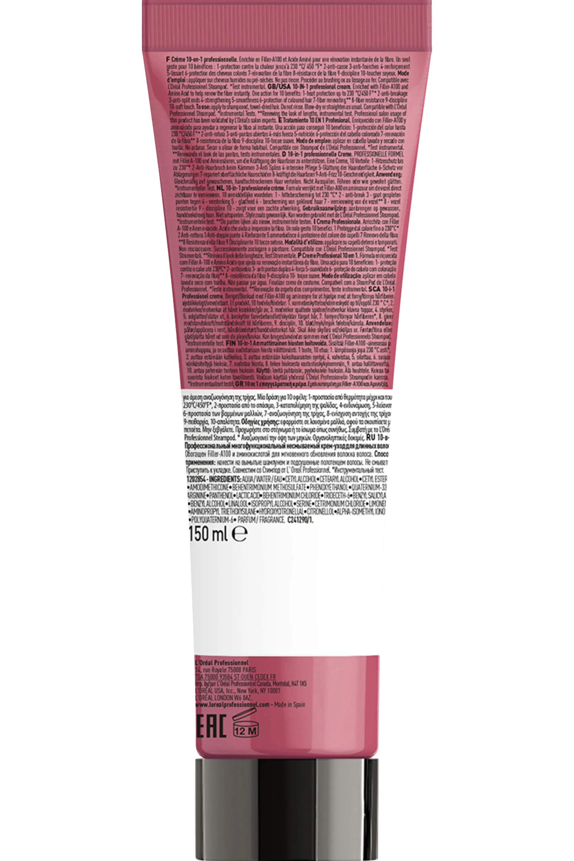 L'Oréal Professionnel Crème 10-en-1 sans rinçage Pro Longer-150 ml