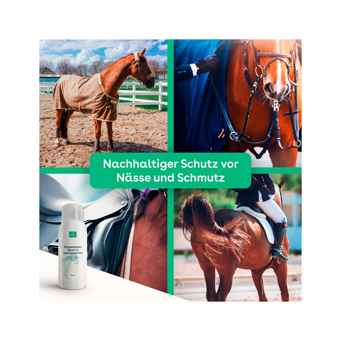 eco:fy Wash-In Imprägnierung für Pferdedecken 500 ml