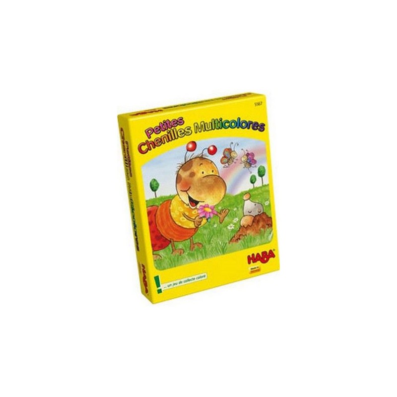 Petites chenilles multicolores