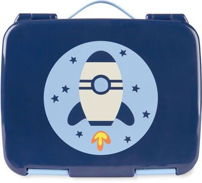 SkipHop Spark Style Bento Matboks Rakett, Blå