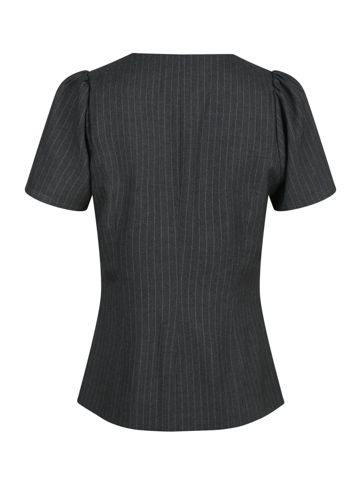 Neo Noir Jules Pinstripe Blouse