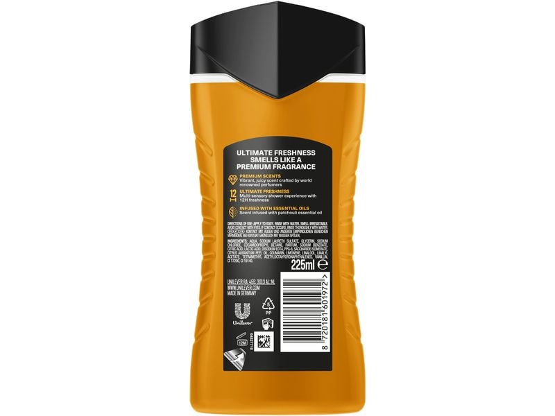 Axe Duschgel Premium Peach Infusion 225 ml Pflegedusche mit fruchtigem Duft nach Pfirsich