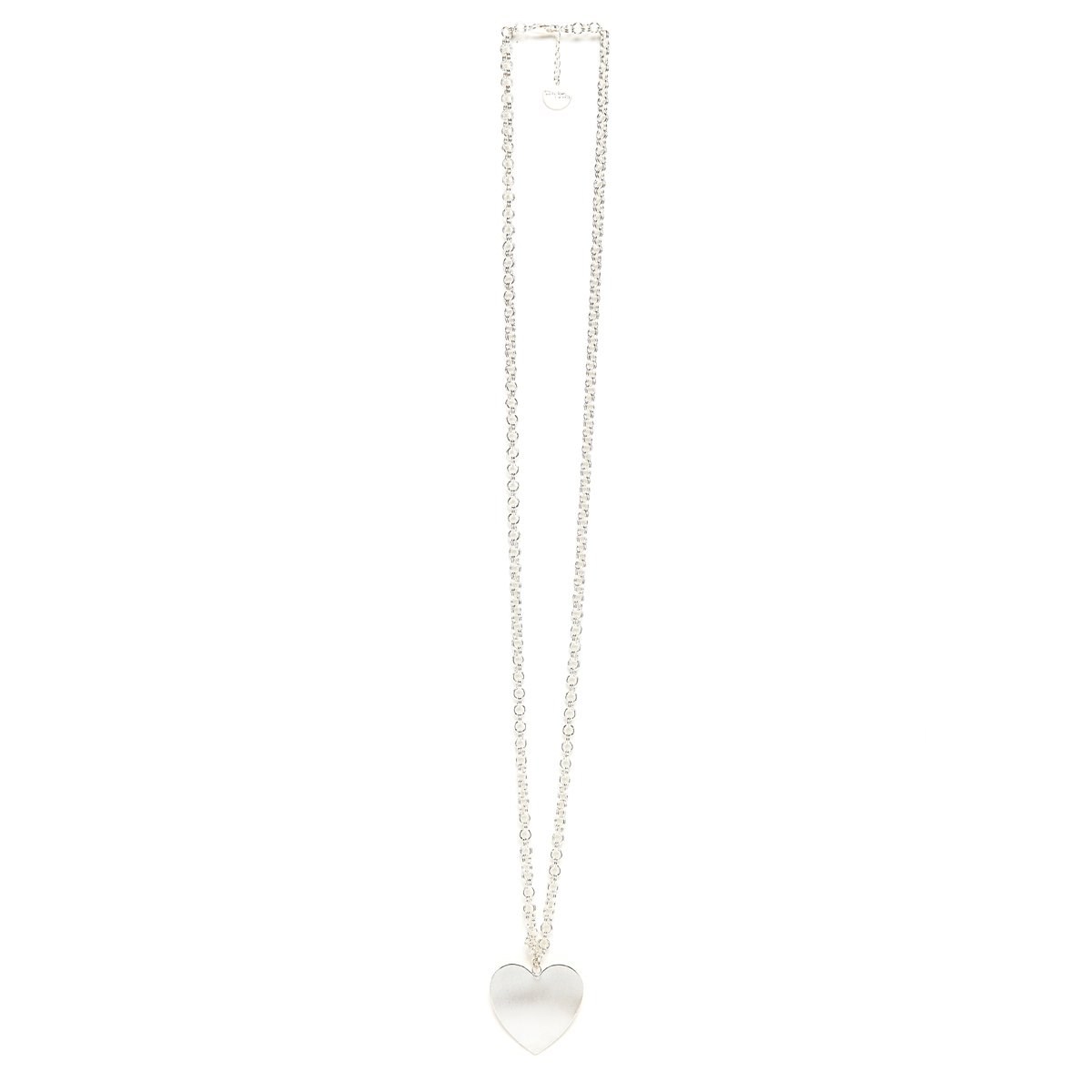 sautoir coeur plaqué argent - APHRODITE