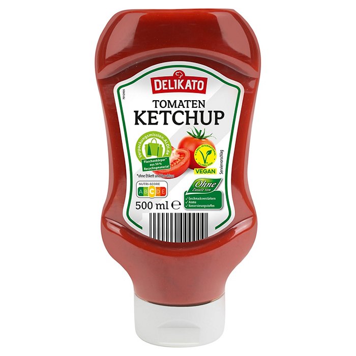 DELIKATO Tomatenketchup 0,5 l