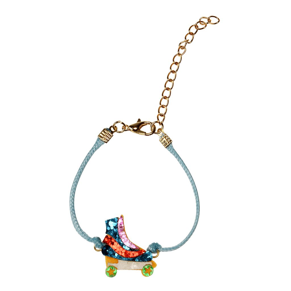 Bracelet à paillettes patin à roulettes Rex London
