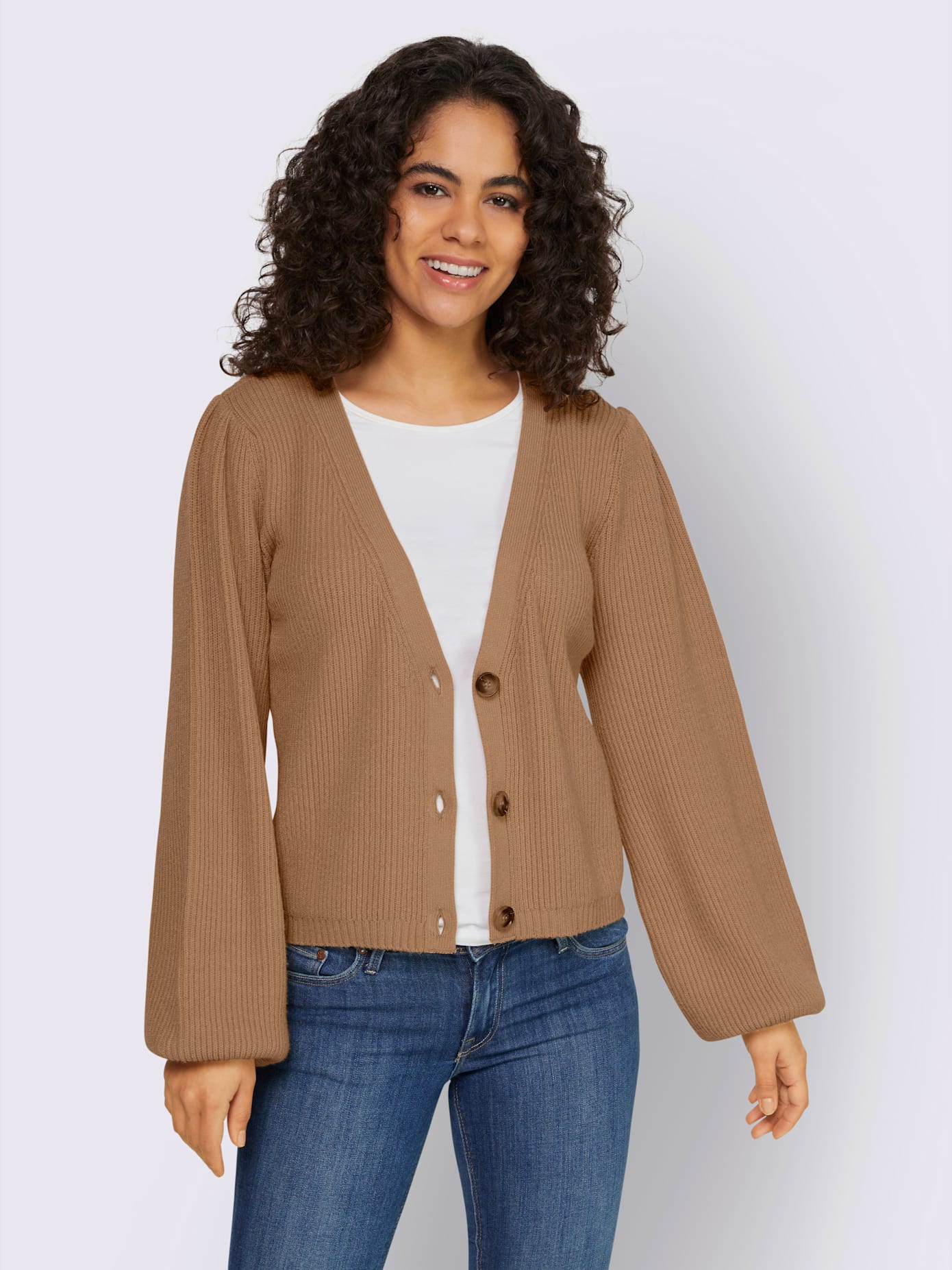 Veste en tricot coupe courte tendance