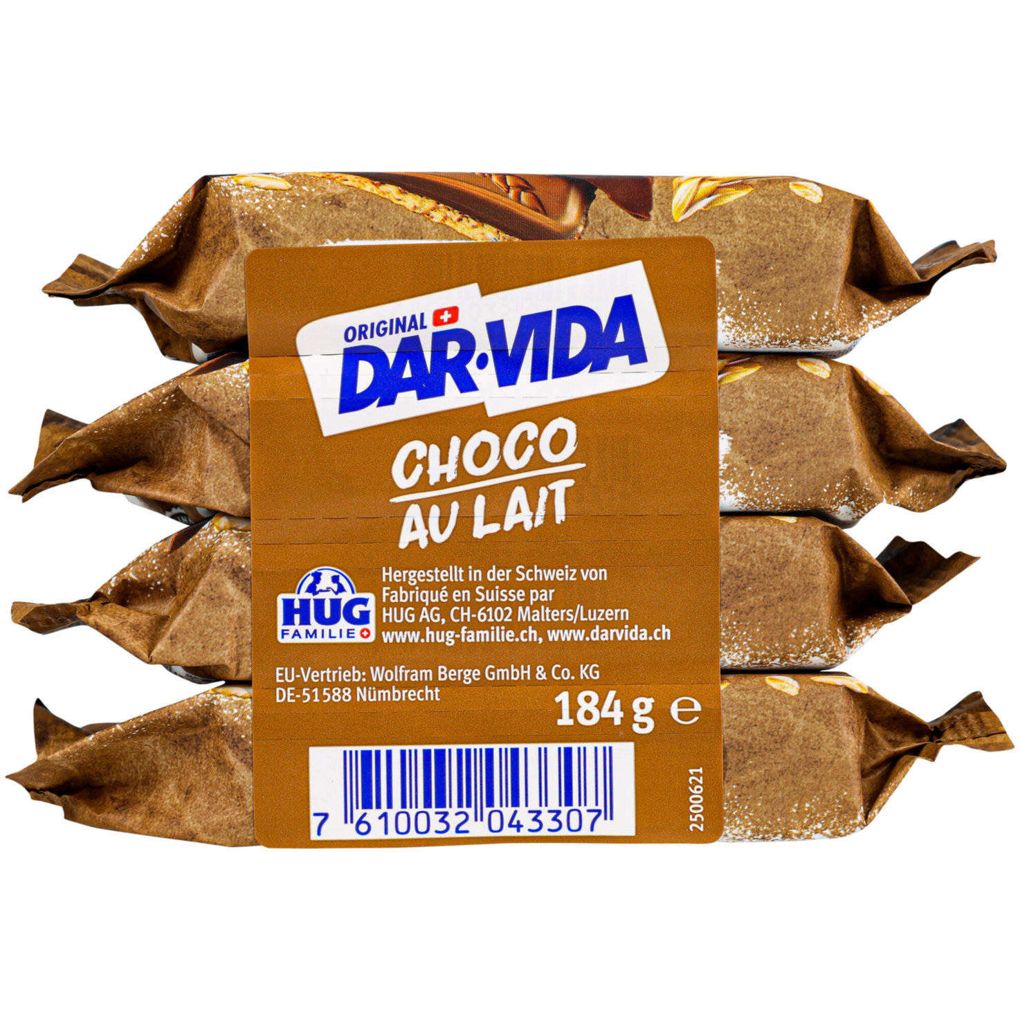 Dar-Vida Choco au lait 4 Portionen