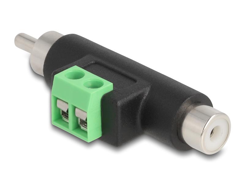 Delock Audio-Adapter Terminalblock zu Cinch - Cinch Delock Cinch Stecker und Cinch Buchse zu Terminalblock Adapter