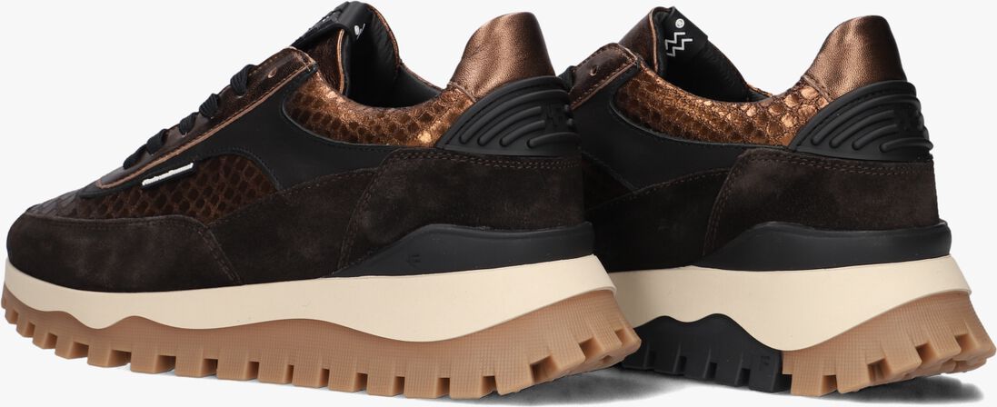 bronskleurig floris van bommel lage sneakers sfw-10100 grommi