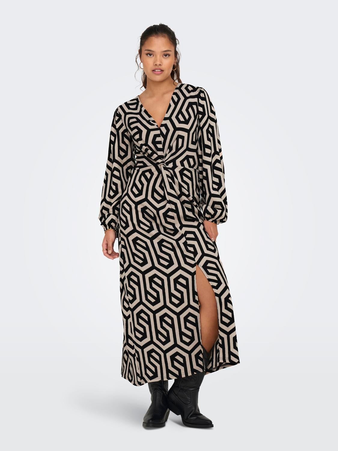 JDYJULIA Langes Kleid Eggnog