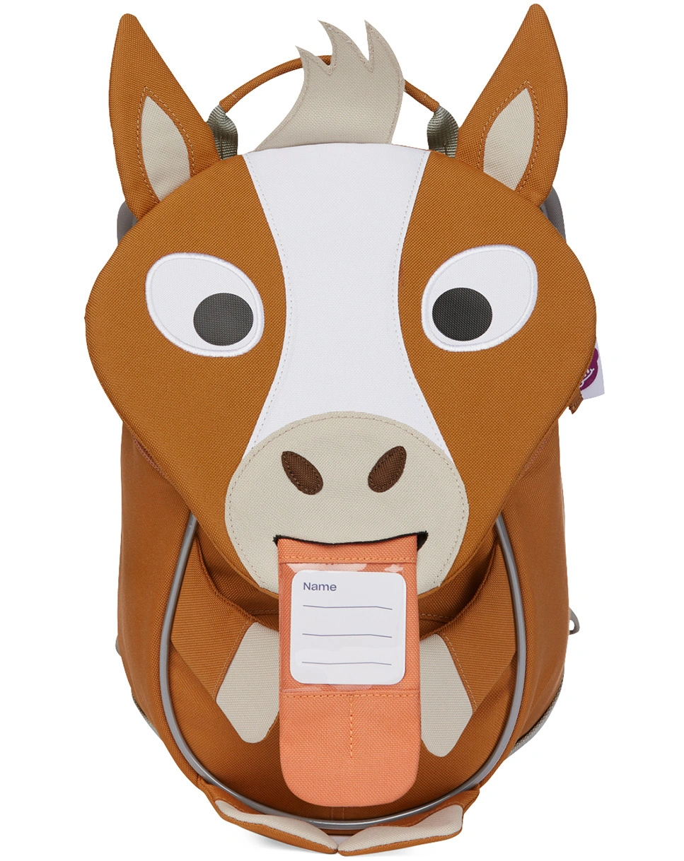 Kinderrucksack KLEINER FREUND  PFERD (17x25x11) in braun