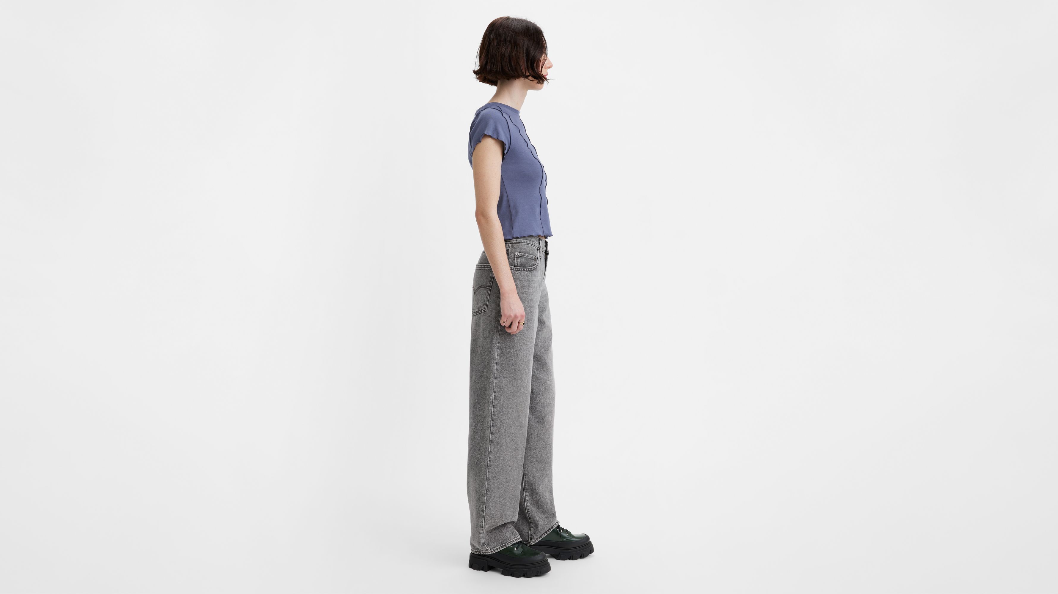 Jean Baggy Dad - What Once Was - Gris