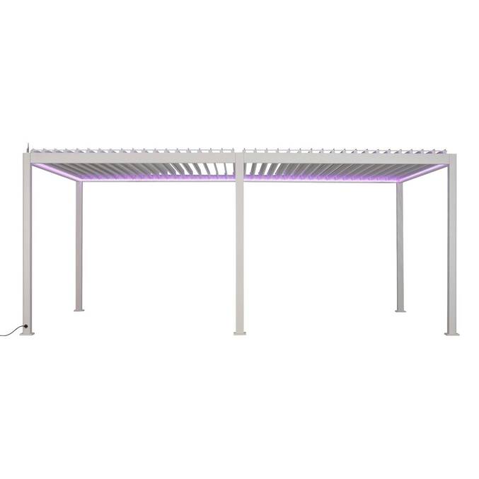 Pergola bioclimatique électrique EVORA Blanc