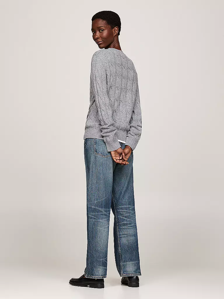TOMMY HILFIGER Pullover grau
