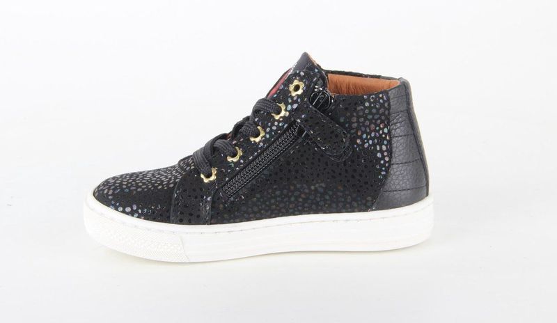 Develab - 42666-929 - Veterboots - Zwart - Suède - Rubberen Zool