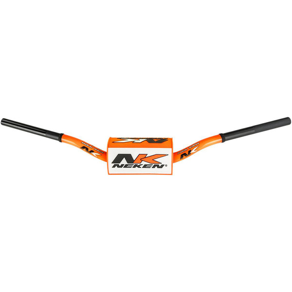 Neken - Guidon 121 - diamètre variable design conique Orange fluo
