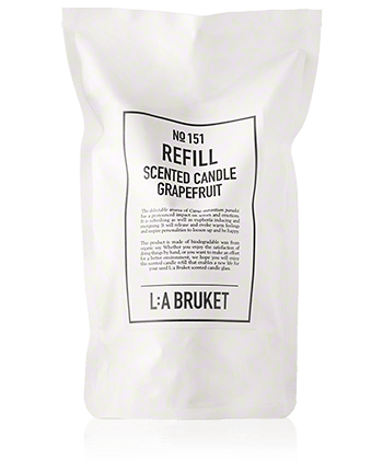 L:A BRUKET Home Fragrance 151 Refill Scented Candle Grapefruit 260g