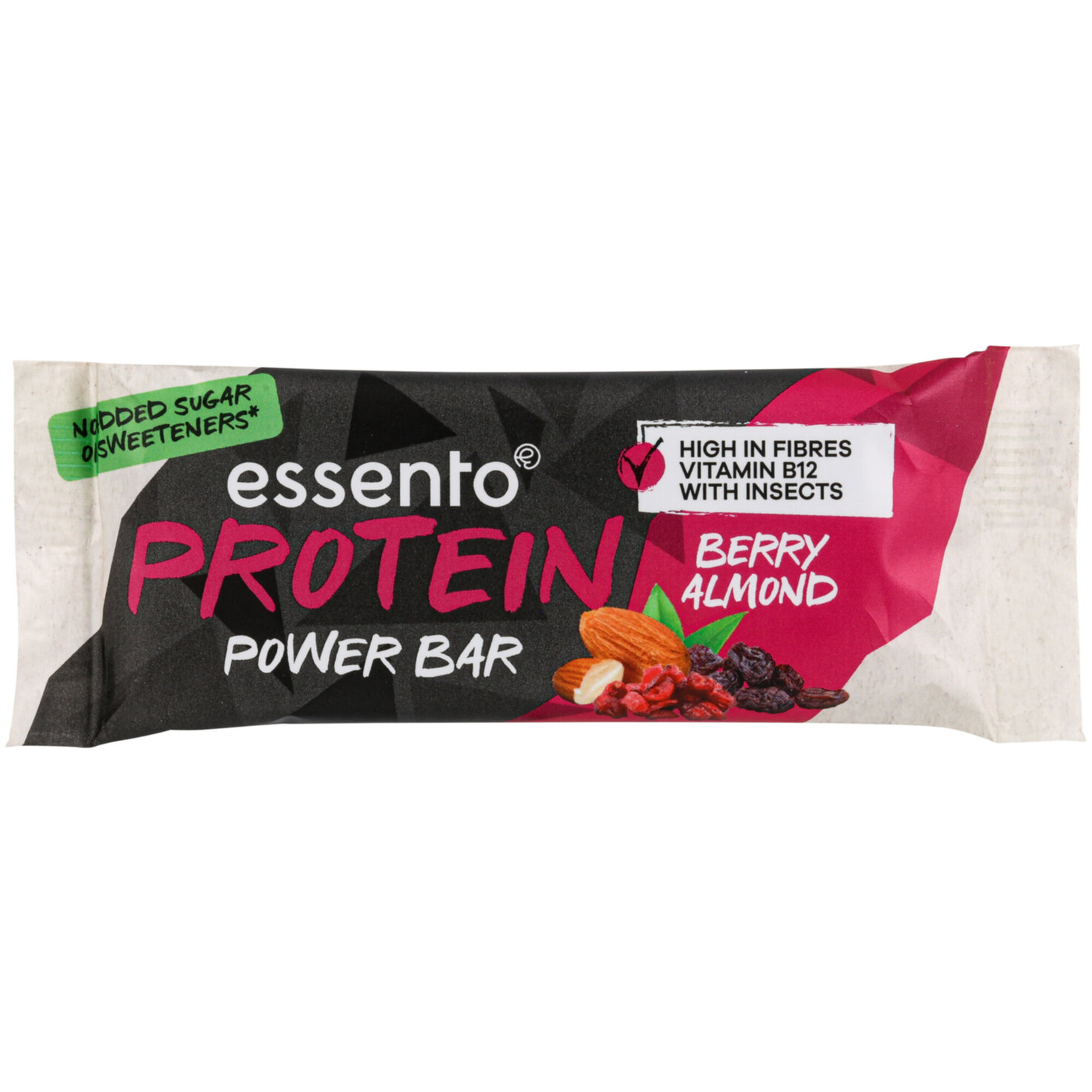 Essento Insect Protein Bar Berry Almond
