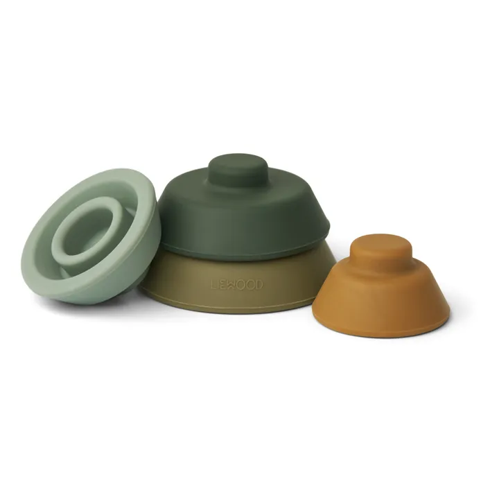 Liewood Tour à empiler Walter en silicone | Vert
