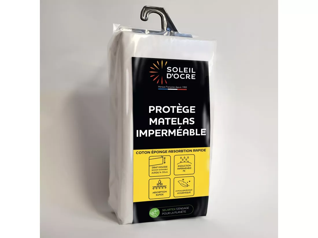 Protège matelas imperméable bébé 60x120 cm EPONGE