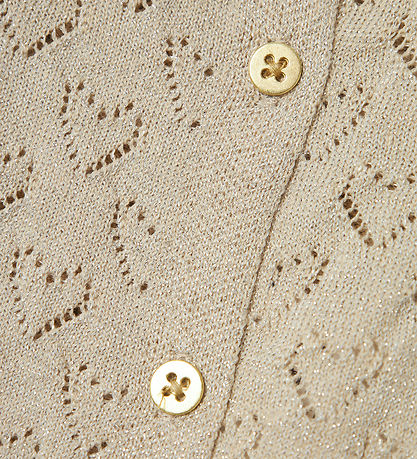 Name It Cardigan - Strik - NbfRiglitter - Frosted Almond