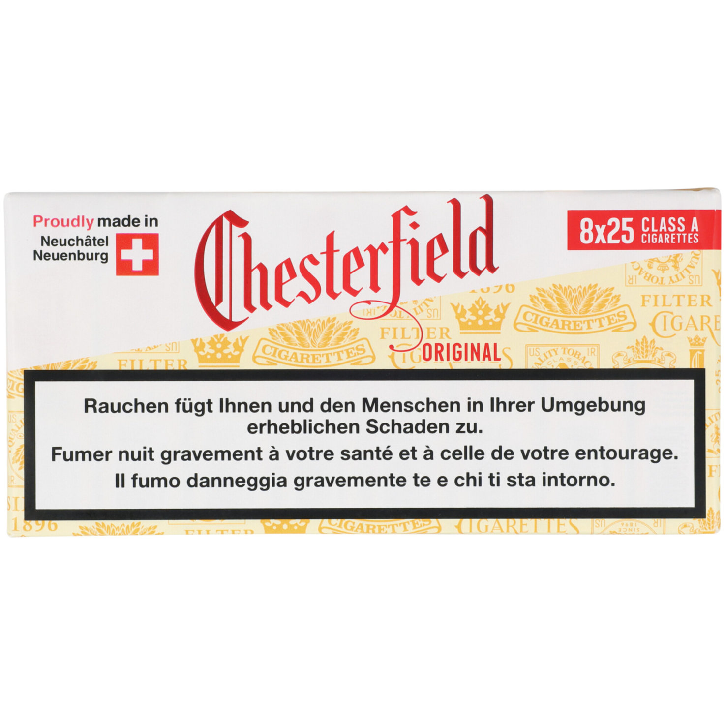 Chesterfield Zigaretten Original 25 Box Stange