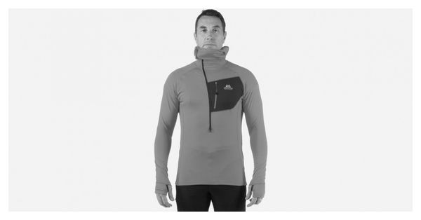 Polaire Mountain Equipment Eclipse Hooded Zip Bleu Homme