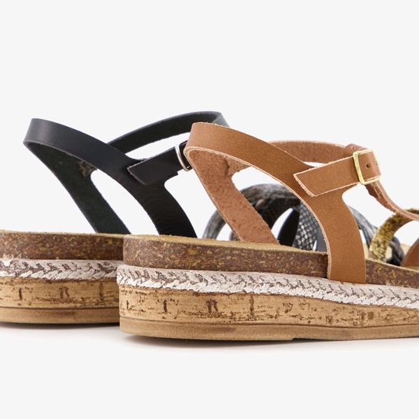TwoDay leren dames sandalen