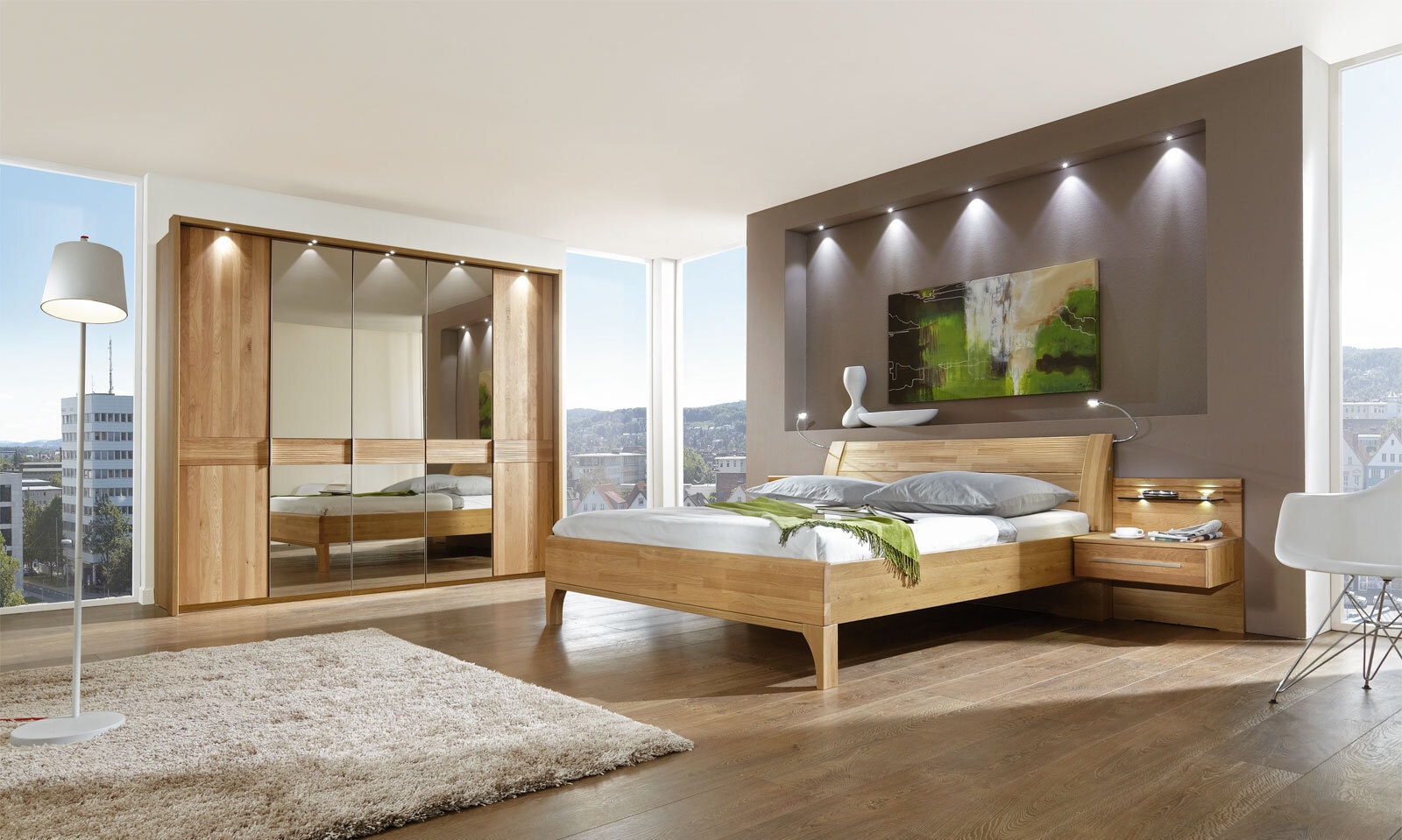 MONDO Bett PAOLO 180 x 200 cm braun